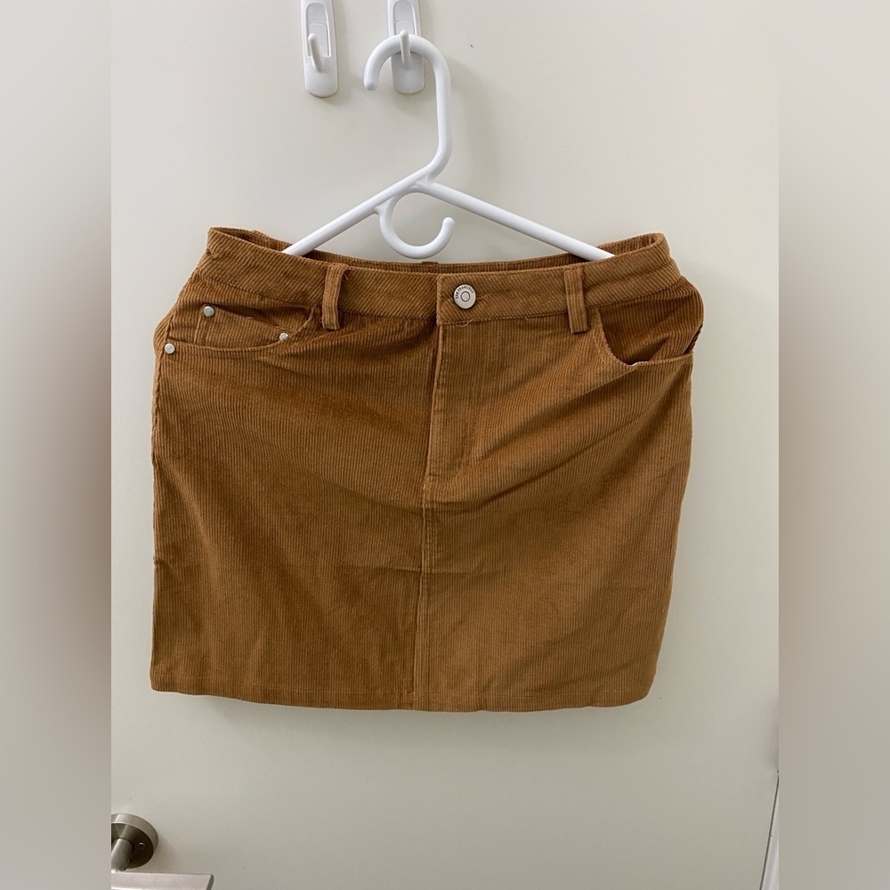 Cute brown jacket & skirt corduroy set NWT - Picture 5 of 6